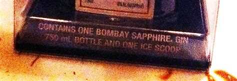 The metal sheath that comes with Bombay Sapphire works really 